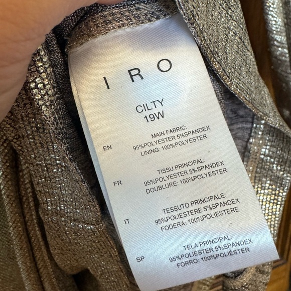 IRO Metallic Dress Cilty - Picture 2 of 7